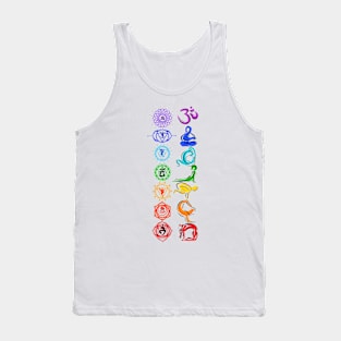 Yoga chakra’s Tank Top